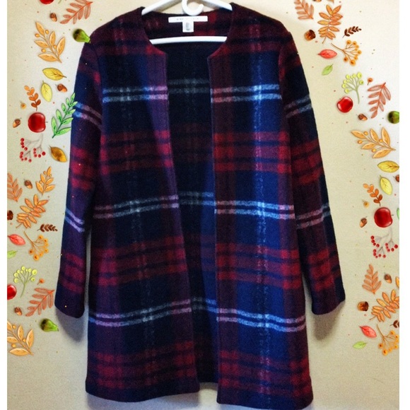max studio plaid coat